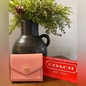 Coach Wyn Compact Pink Wallet